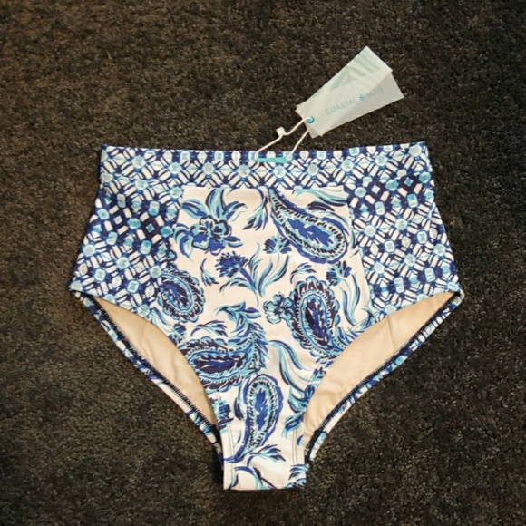 Coastal Blue Other - NWT High Waisted Swim Bottoms